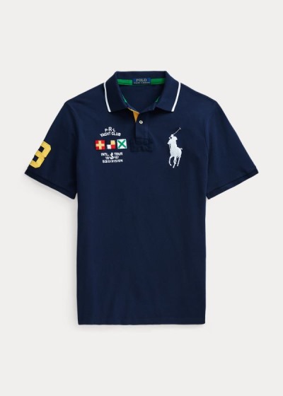 Camisa Polo Polo Ralph Lauren Hombre Azul Marino - Yacht Club Mesh - XHDIO3589